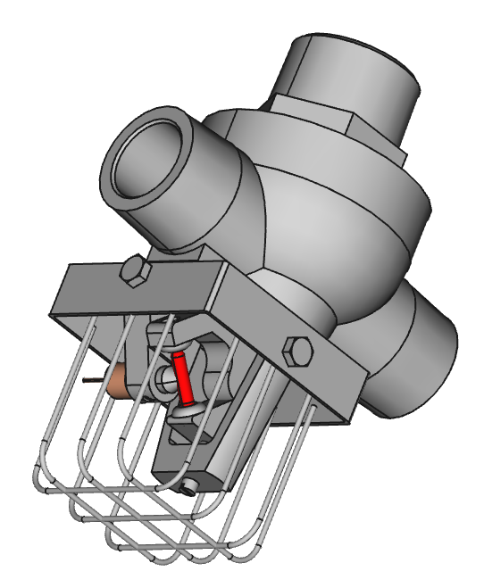 MJC 50mm - heat & electrically activated, 5mm bulb / Standard A, Double Outlet